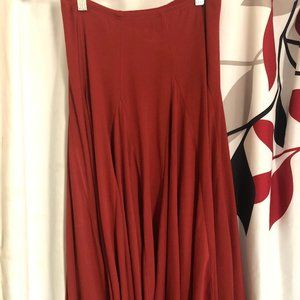 Women Red size small midi skirt